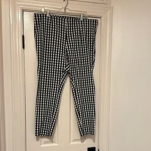 Black and White Checkered Pants